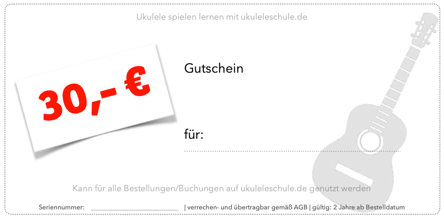 30EUR 30,- € Gutschein